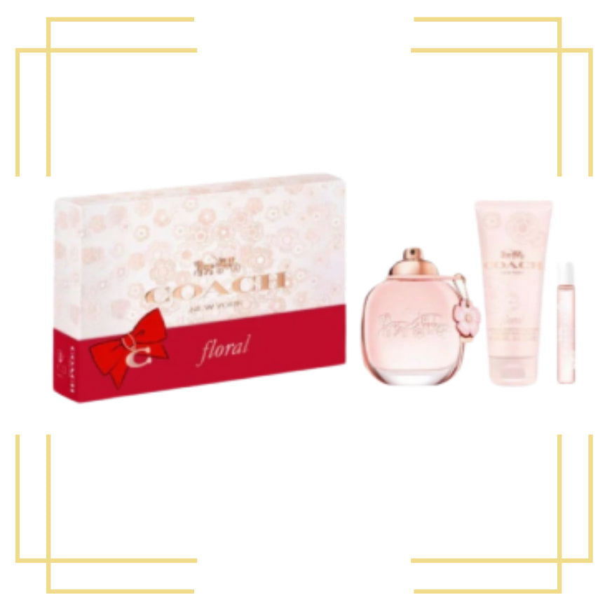 Coach Floral By Coach 3.0 + 3.4 Bl + Mini EDP For Her