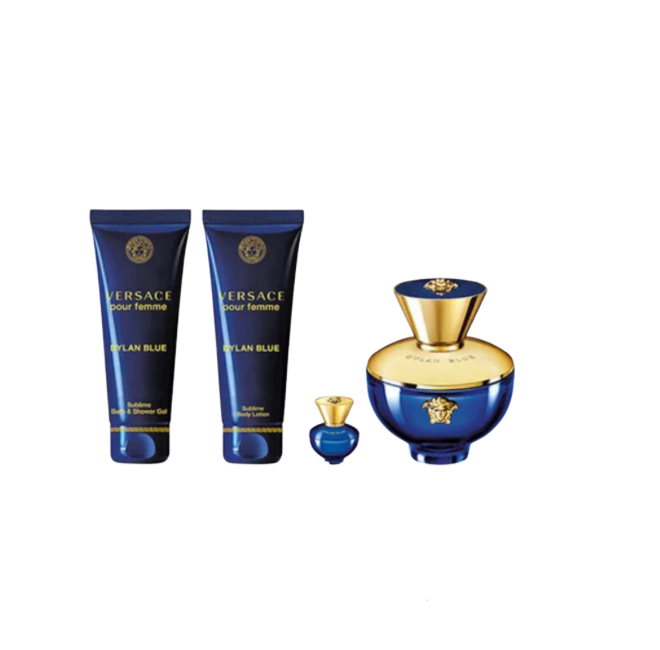 Dylan Blue By Versace 3.4 EDP +3.4 S/G +3.4 BL + Mini