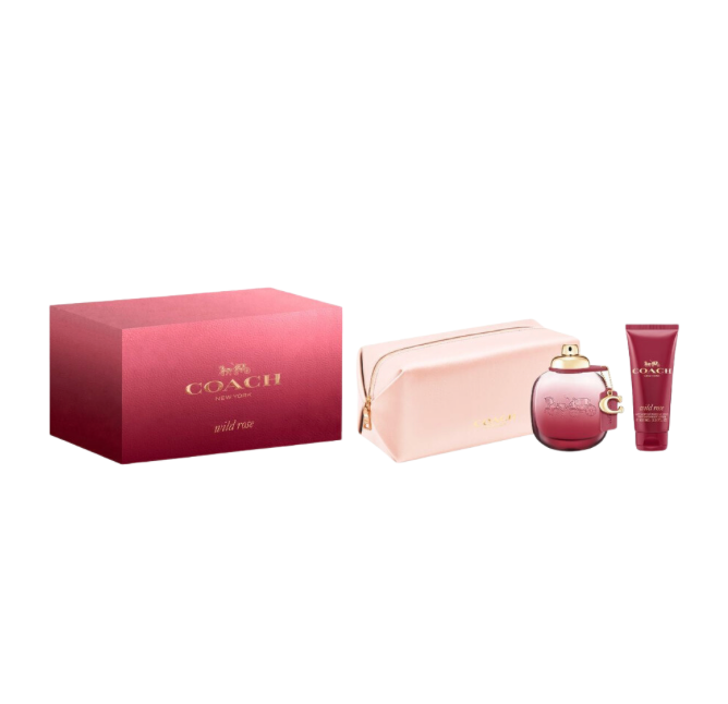 Wild Rose By Coach 3.0 + 3.4 Bl + Mini EDP For Her