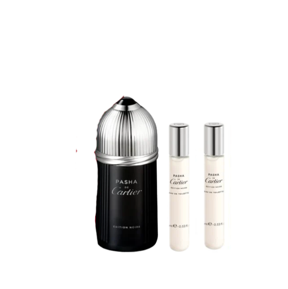 Pasha Noir By Cartier 3.4 EDT + 2 x 10 ML