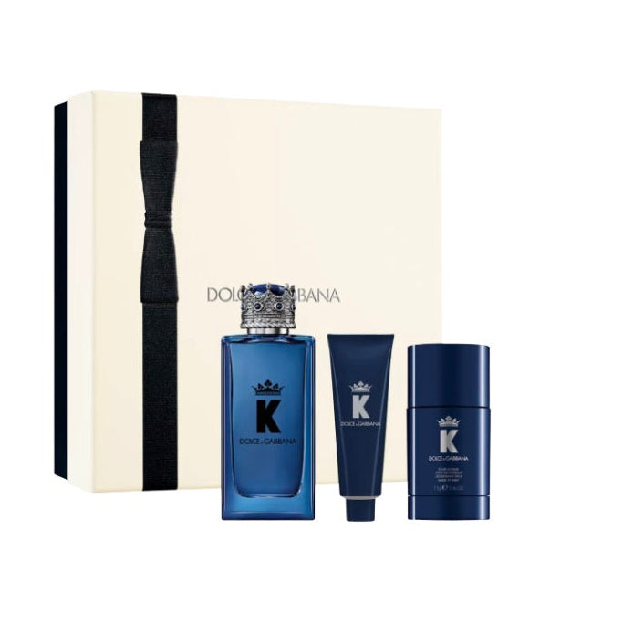 King By Dolce & Gabbana 3.4 EDP Gift Set 3 pcs
