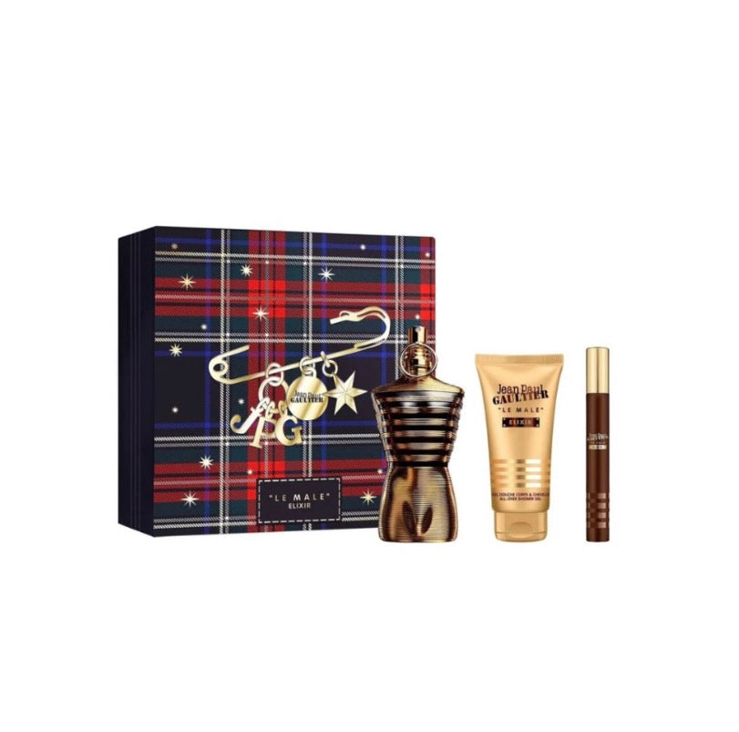 Jean Paul G Le Male Elixir 4.2 Parfum Gift Set