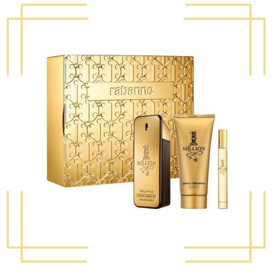 ONE MILLION BY PACO RABANNE 3.4 EDT + 3.4 SH/G + 10ML