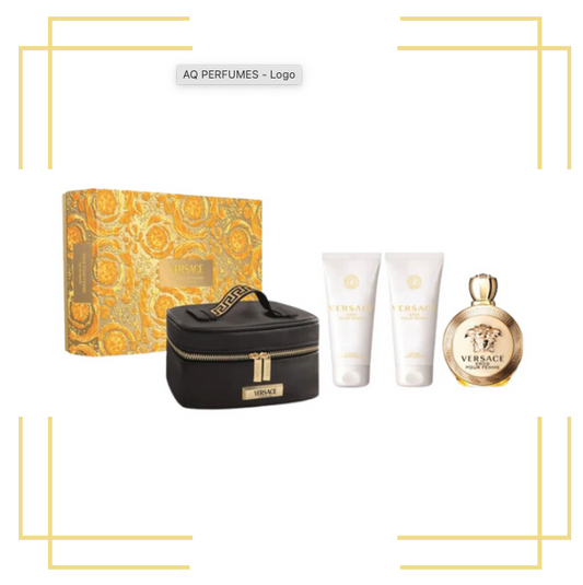 Eros Pour Femme By Versace 3.4 + 3.4 BL + 3.4 SG + Bag