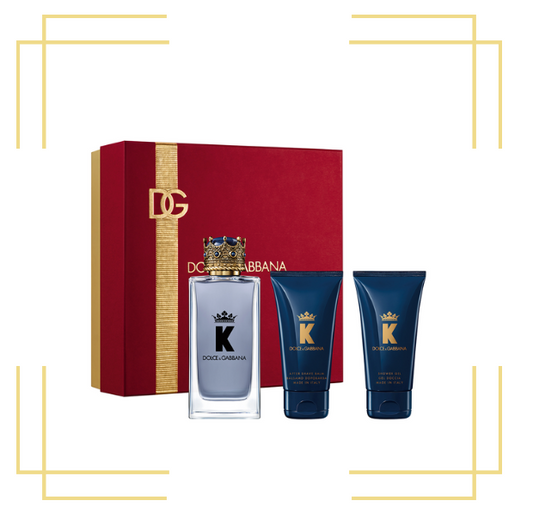KING BY DOLCE & GABBANA 3.4 EDT + SG + BALM