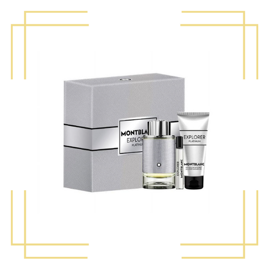 EXPLORER PLATINUM BY MONT BLANC 3.4 EDP + SG + MINI