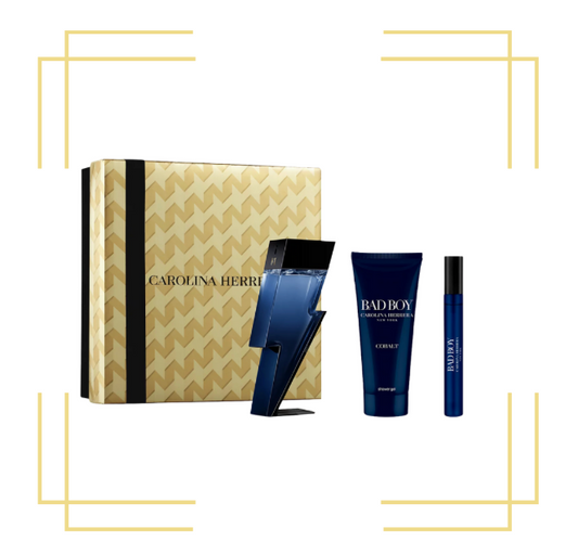 Bad Boy Cobalt by Carolina Herrera 3.4 EDP + Shower Gel