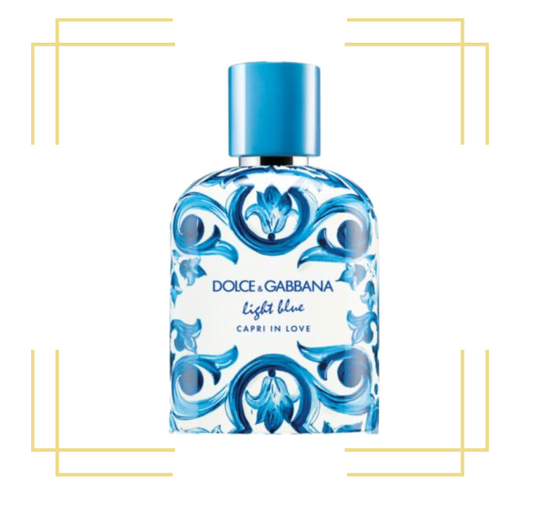 Light Blue Capri In Love By Dolce & Gabbana 3.4 EDP (Tester)