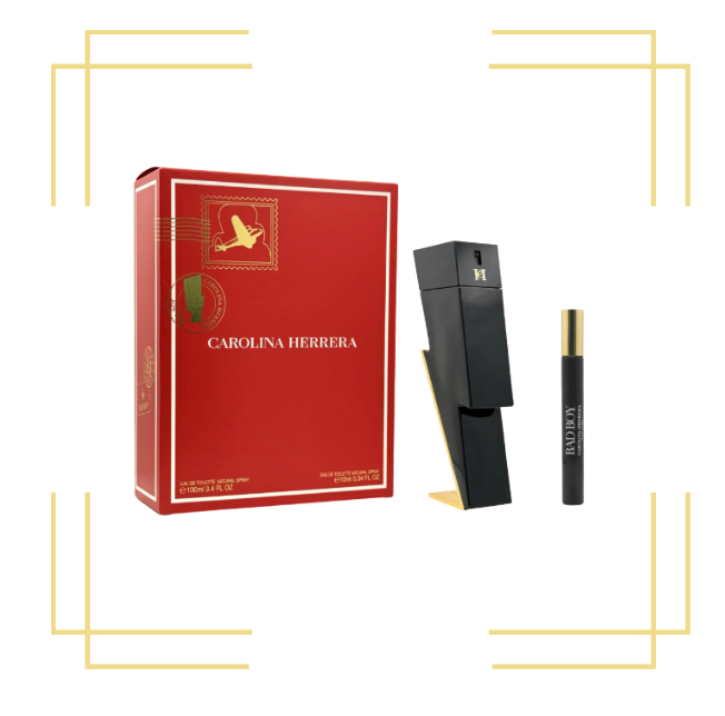 Bad Boy By Carolina Herrera 3.4 + Mini EDT