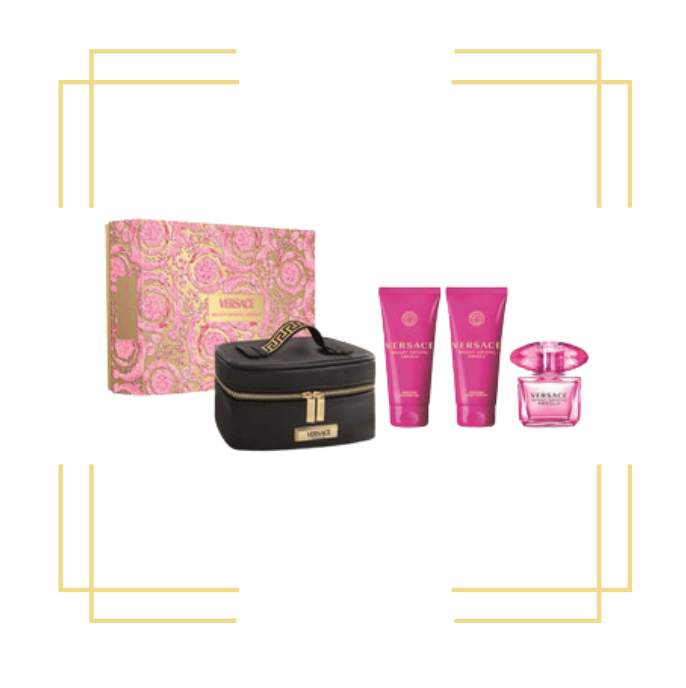 Crystal Absolu By Versace 3.0 EDP +3.4 BL+3.4 SG+ BAG
