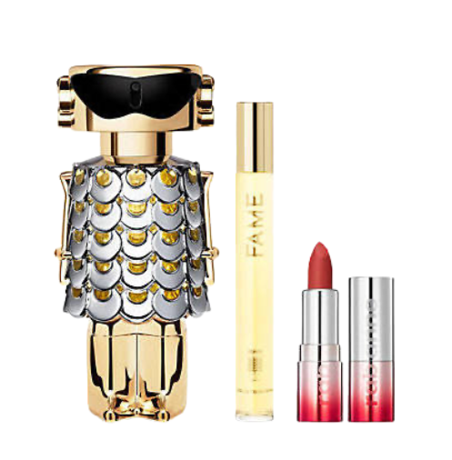 Fame By Paco Rabanne 3.4+Mini + Red Lipstick