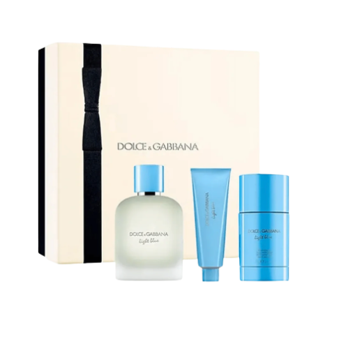 Light Blue by Dolce & Gabbana 3.4 EDT + Shower Gel + 10 ML