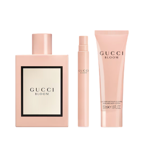 Gucci Bloom 3.4 EDP + Body Lotion + Shower Gel