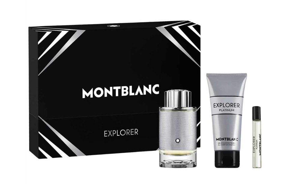 Explorer Platinum by Mont Blanc 3.4 EDP + Shower Gel + 7.5 ML