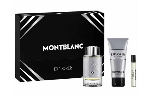 Explorer Platinum by Mont Blanc 3.4 EDP + Shower Gel + 7.5 ML
