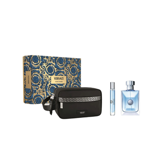 Versace Signature Pour Homme 3.4  EDT +Mini + Trousse