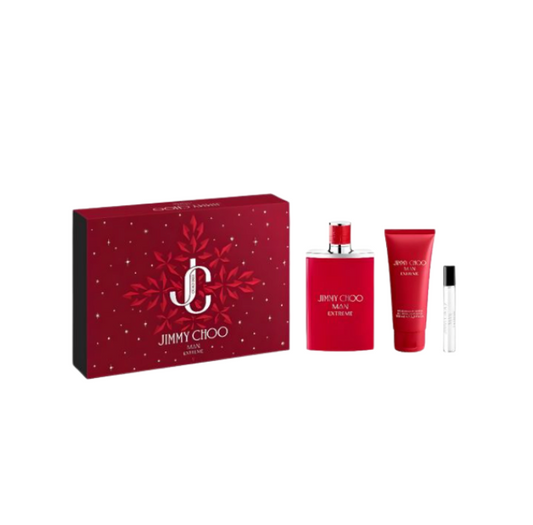 Jimmy Choo Man Extreme 3.4 OZ EDP + 3.4 OZ Shower Gel + 7.5 ML