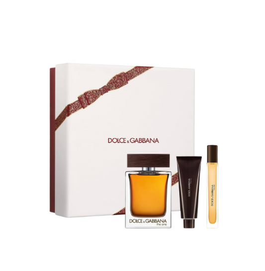 The One By Dolce & Gabbana 3.3 EDT +1.69 Oz Shower Gel + 0.33 Oz Mini