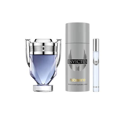 Invictus By Paco Rabanne 3.4 EDT + 20 ML + Deo