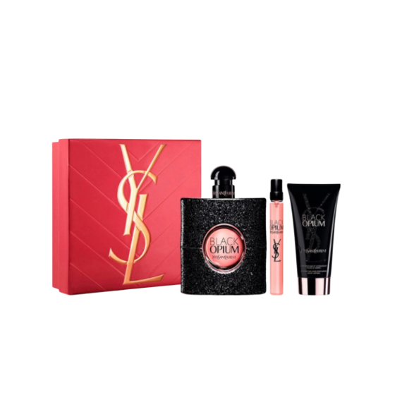 Black Opium by Yves Saint Laurent 3.0 EDP + 10 ml + Lipstick