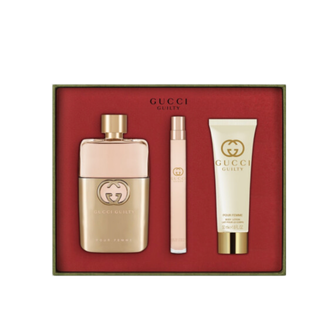 Gucci Guilty Pour Femme Gift Set 3 PCS 3.0 EDT