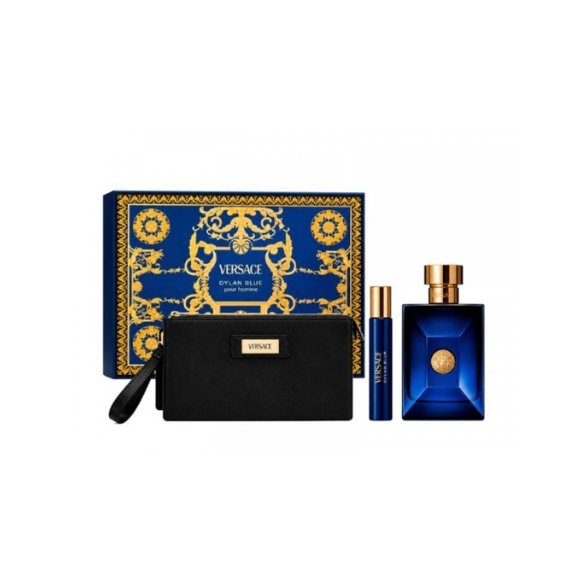 Dylan Blue By Versace 3.4 EDT + 10 ML + Bag